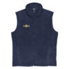 Men's PRSC Embroidered Columbia Fleece Vest - Image 3