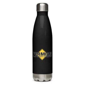 Stainless Steel Water Bottle, PRSC Logo